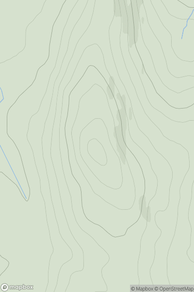 Thumbnail image for Black Hill [Ayr to the River Clyde] [NS831435] showing contour plot for surrounding peak